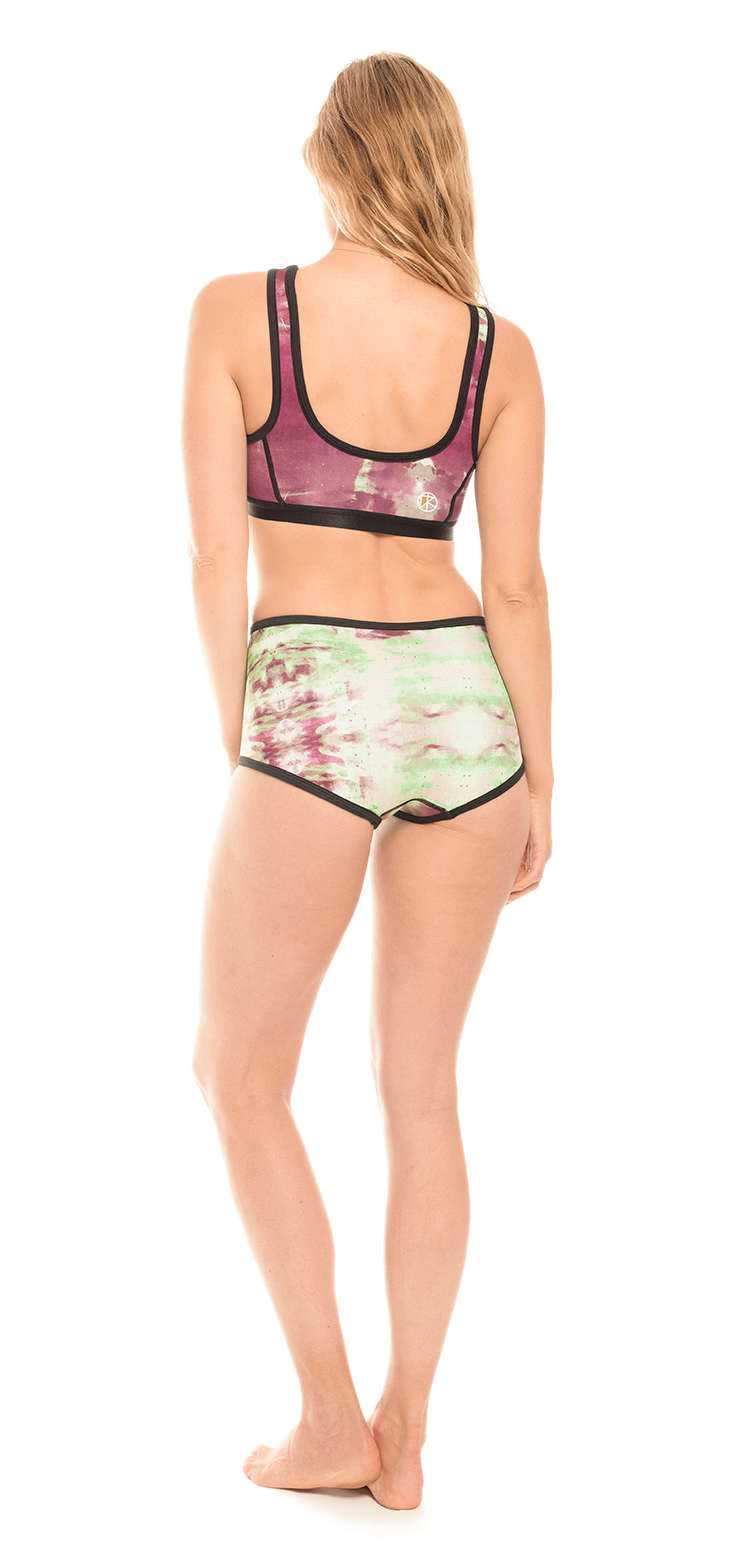 Purple-Green Tie-Dye